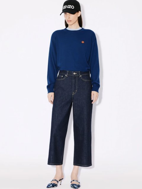 Синий свитер KENZO: фото 4 - Invogue