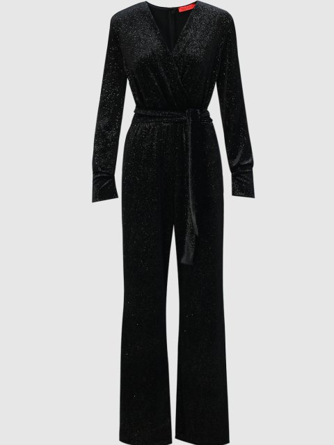 Чёрный комбинезон MAX&CO: фото - Invogue