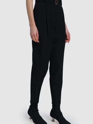 Чёрные брюки MAX MARA: фото 3 - Invogue