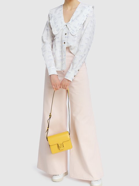 Жёлтая сумка MANU ATELIER: фото 1 - Invogue