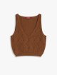 Коричневий топ MAX MARA : фото - Invogue