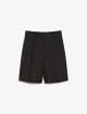 Чорні бермуди Weekend Max Mara з бавовни та льону: фото - Invogue