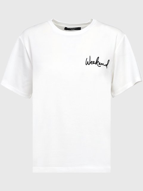 Біла футболка WEEKEND MAX MARA : фото - Invogue