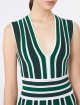 Зелена сукня MAX MARA з віскозної пряжі: фото 4 - Invogue