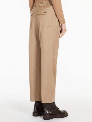 Бежеві брюки WEEKEND MAX MARA : фото 2 - Invogue