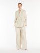 Кремові широкі брюки Max Mara: фото 3 - Invogue