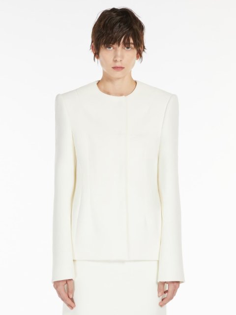Молочний об'ємний жакет SPORTMAX: фото 1 - Invogue