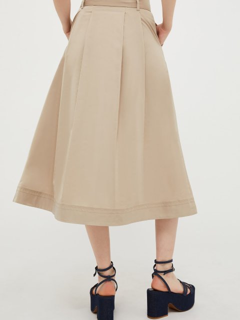 Бежева спідниця міді MAX&CO: фото 2 - Invogue