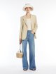 Пісочний жакет Weekend Max Mara з бавовни та льону: фото 1 - Invogue