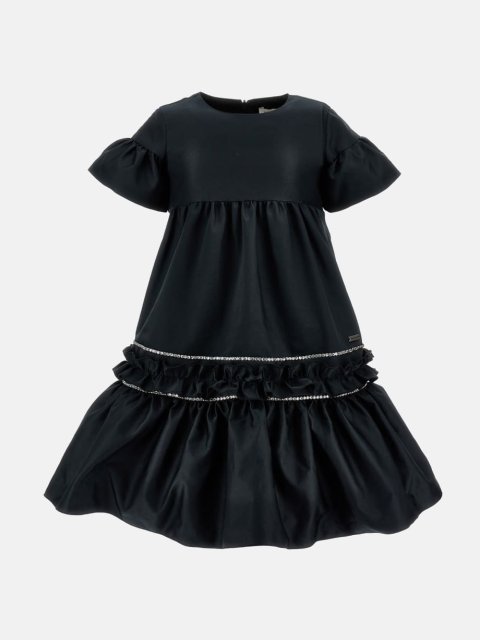 Чорна сукня MONNALISA зі стразами: фото - Invogue