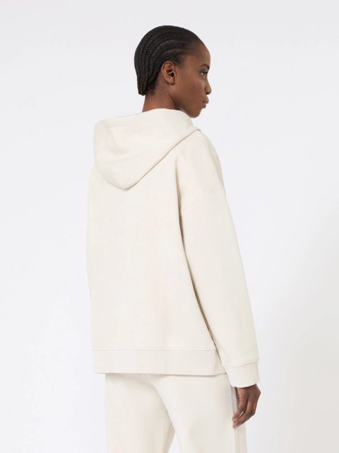Кремове худі MAX MARA на блискавці: фото 3 - Invogue