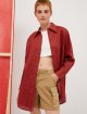 Теракотова сукня-сорочка MAX&CO з льону: фото 1 - Invogue