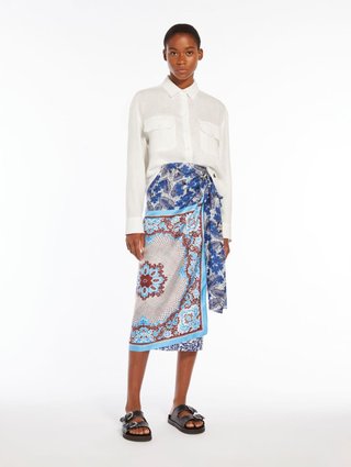 Юбка WEEKEND MAX MARA из шелка: фото 3 - Invogue