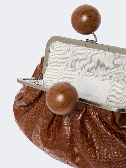 Коричневая сумка Pasticcino Weekend MaxMara кожаная: фото 5 - Invogue