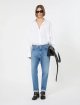 Сині джинси SPORTMAX з щільного деніму: фото 1 - Invogue