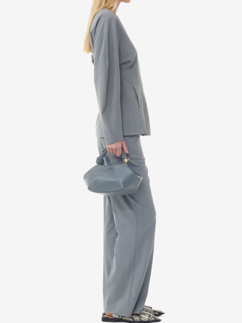 Сіра сумка GANNI : фото 2 - Invogue