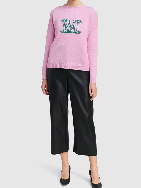 Розовый свитер MAX MARA: фото 1 - Invogue