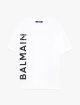 Біла футболка BALMAIN KIDS з бавовни: фото - Invogue