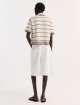 Кремове поло Róhe з бавовни: фото 3 - Invogue