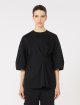 Черная футболка MAX MARA из хлопкового трикотажа: фото 2 - Invogue