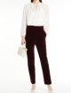 Бордовые брюки MAX MARA: фото 3 - Invogue