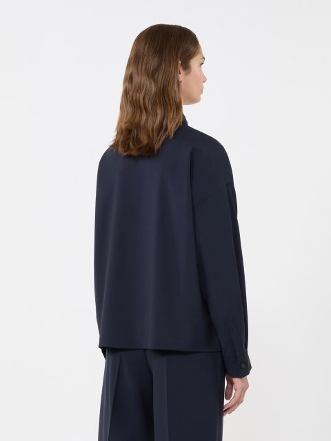 Темно-синій жакет WEEKEND MAX MARA з вовни : фото 3 - Invogue