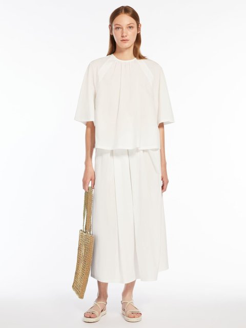 Белая блуза WEEKEND MAX MARA: фото 4 - Invogue