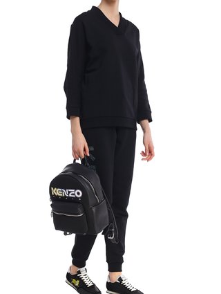 Чёрный свитер KENZO: фото 3 - Invogue