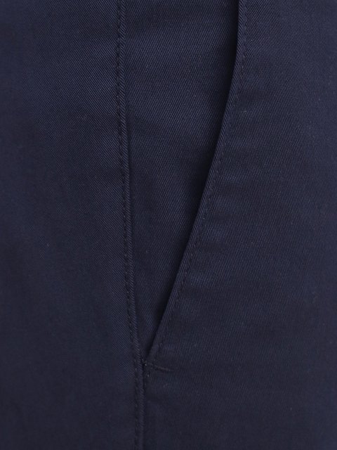 Темно-сині брюки BOSS з еластичної бавовни: фото 5 - Invogue