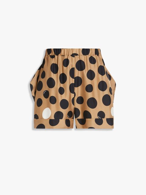 Шорти з принтом Max Mara з шовку: фото - Invogue