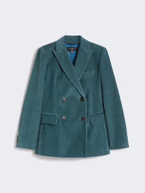 Зелений жакет WEEKEND MAX MARA оксамитовий: фото - Invogue