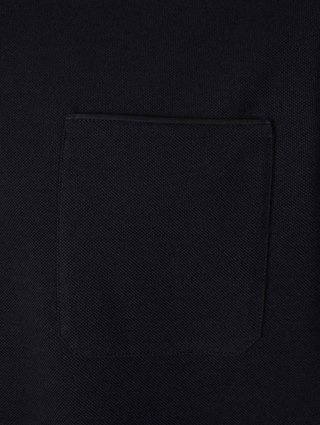Темно-синее поло ZEGNA из хлопка: фото 3 - Invogue