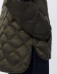 Темно-зелений пуховик MAX MARA стьобаний: фото 4 - Invogue