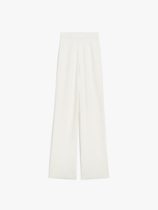 Білі брюки Max Mara з віскози: фото - Invogue