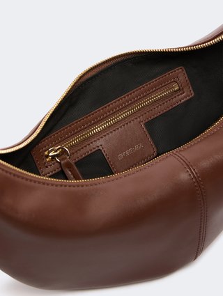 Коричнева сумка Sportmax зі шкіри: фото 5 - Invogue