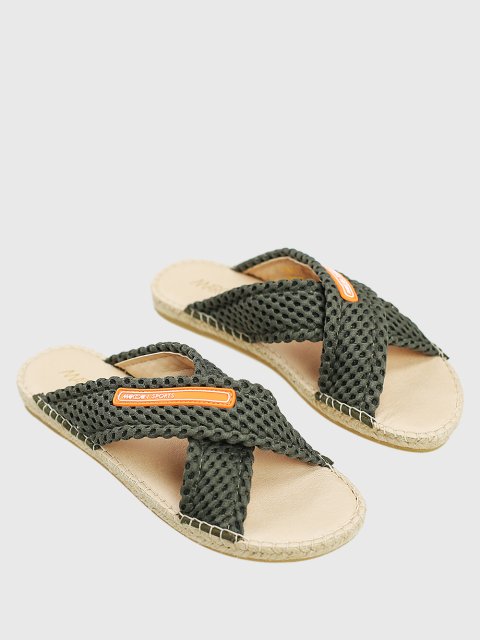 Зелёные эспадрильи MARC CAIN: фото 1 - Invogue