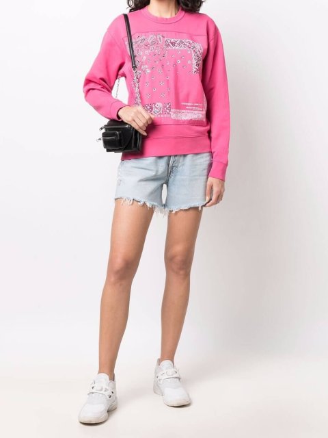 Розовый свитшот KENZO: фото 4 - Invogue