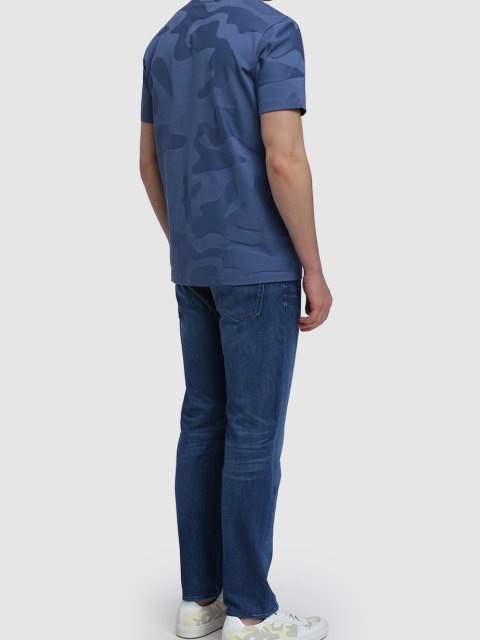 Синяя футболка BOSS: фото 2 - Invogue