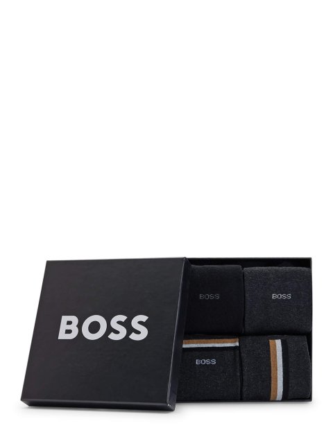 Чёрные носки BOSS: фото 2 - Invogue