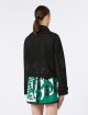 Чорна куртка MAX MARA вільного крою: фото 3 - Invogue