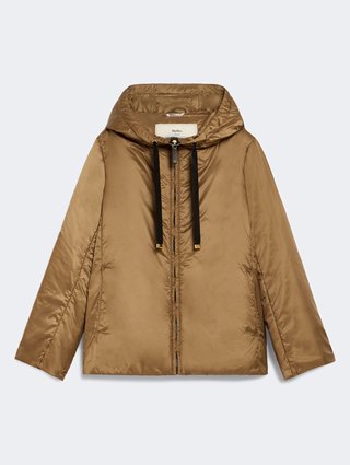 Карамельная куртка Max Mara из полиэстера: фото - Invogue
