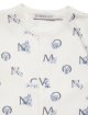 Темно-синій комбінезон, шапочка MONCLER ENFANT з бавовни: фото 3 - Invogue