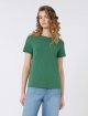 Зелена футболка Weekend Max Mara з бавовни та еластану: фото 2 - Invogue
