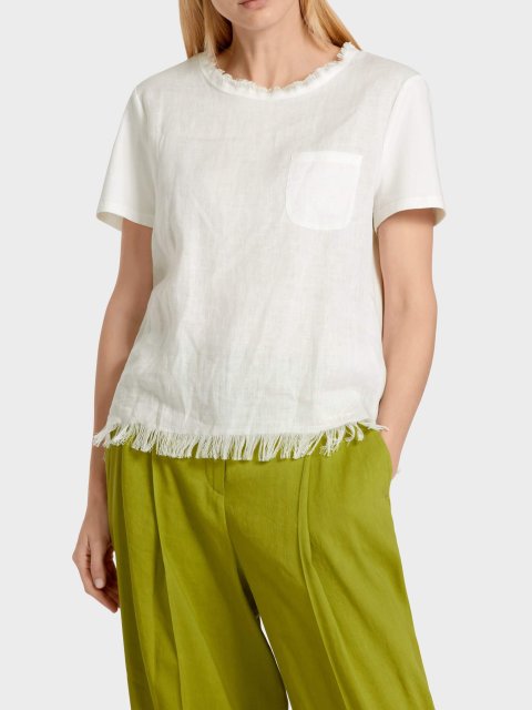 Белая футболка MARC CAIN: фото 1 - Invogue