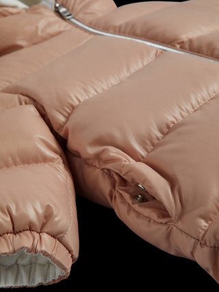 Рожевий комбінезон samian MONCLER ENFANT: фото 2 - Invogue