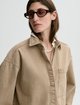 Бежева сорочка By Malene Birger з бавовни: фото 3 - Invogue