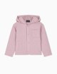 Лиловая куртка Emporio Armani из полиэстера: фото - Invogue