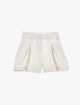 Кремові бермуди MONNALISA у смужку: фото - Invogue