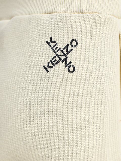 Бежевые брюки KENZO: фото 5 - Invogue