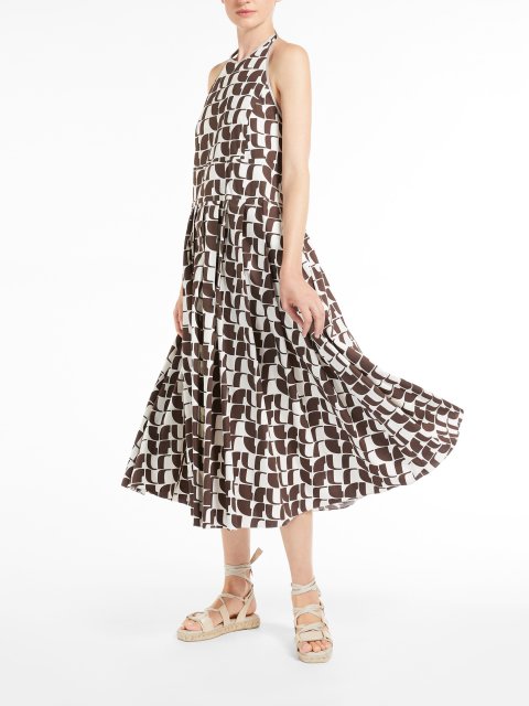 Коричневое платье MAX MARA: фото 3 - Invogue